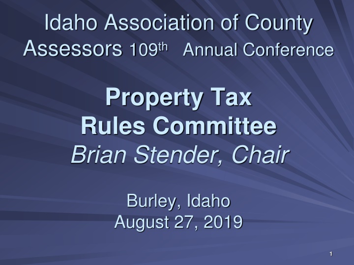 idaho association of county assessors