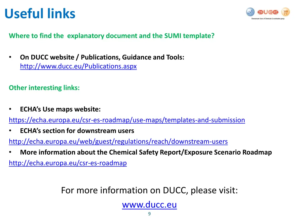 useful links