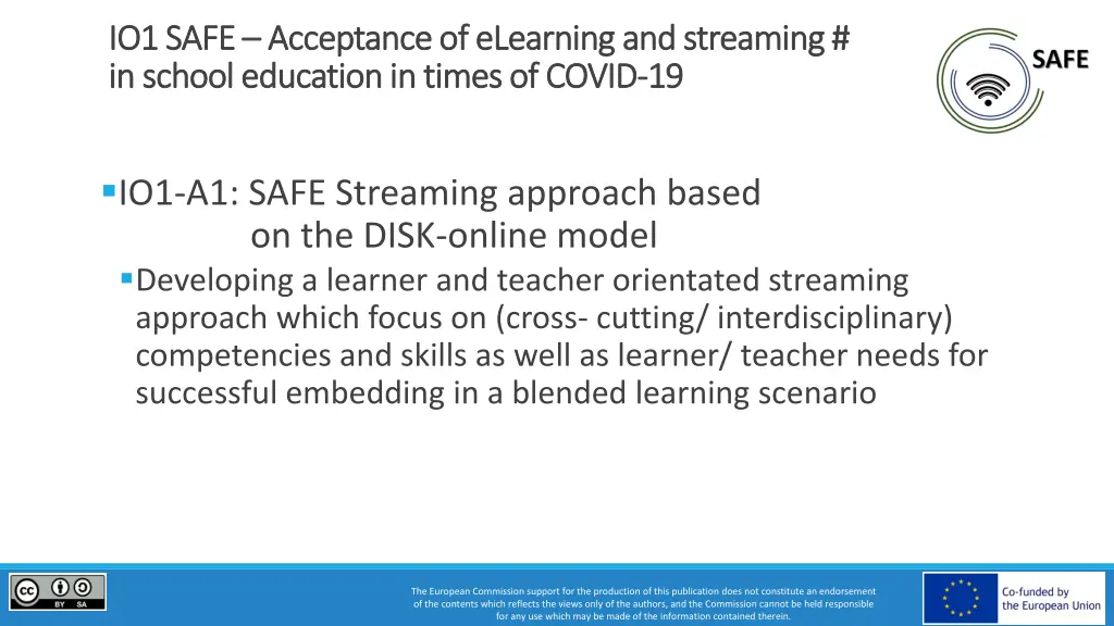 io io1 1 safe safe acceptance of elearning