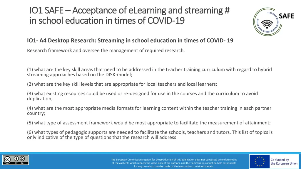 io1 safe io1 safe acceptance of elearning 4