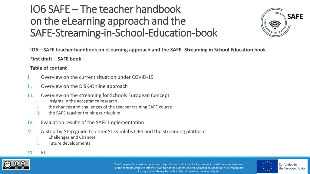 io6 safe io6 safe the teacher handbook