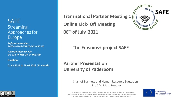 transnational partner meeting 1