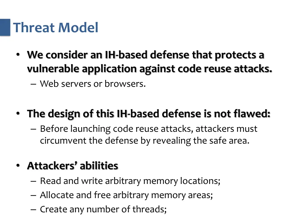 threat model