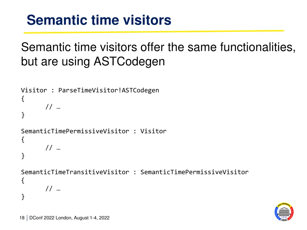 semantic time visitors