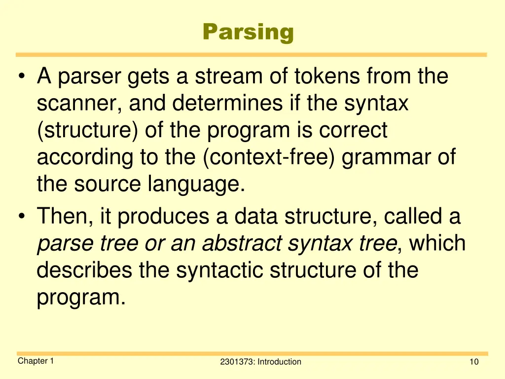 parsing