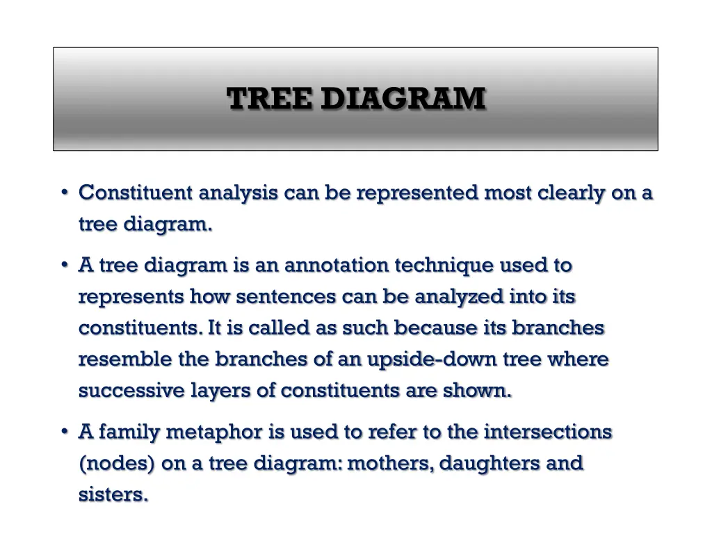 tree diagram