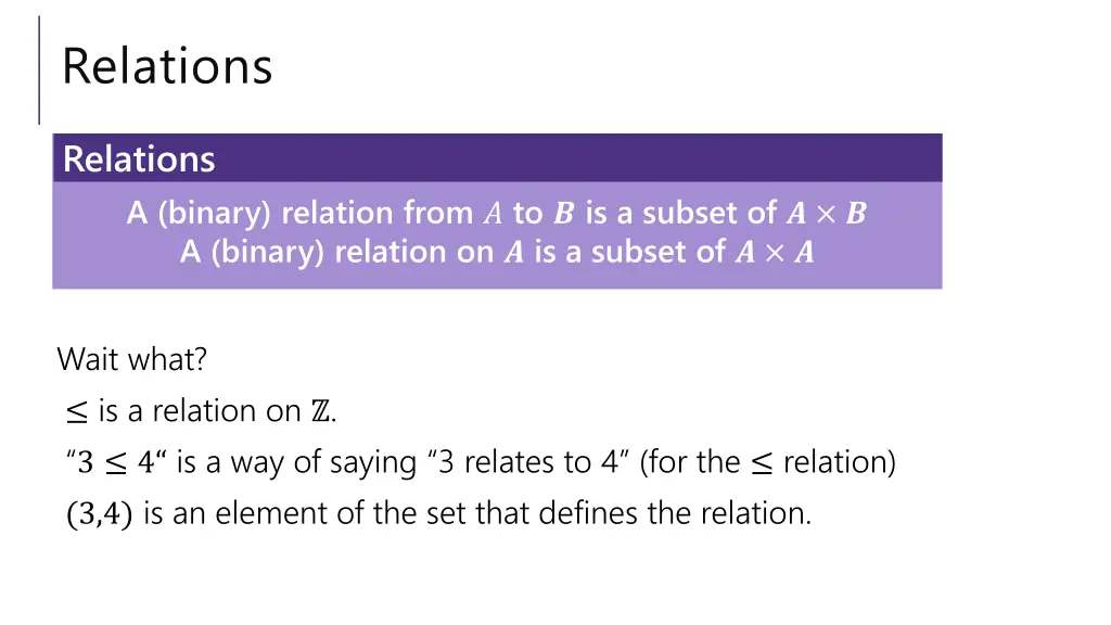 relations