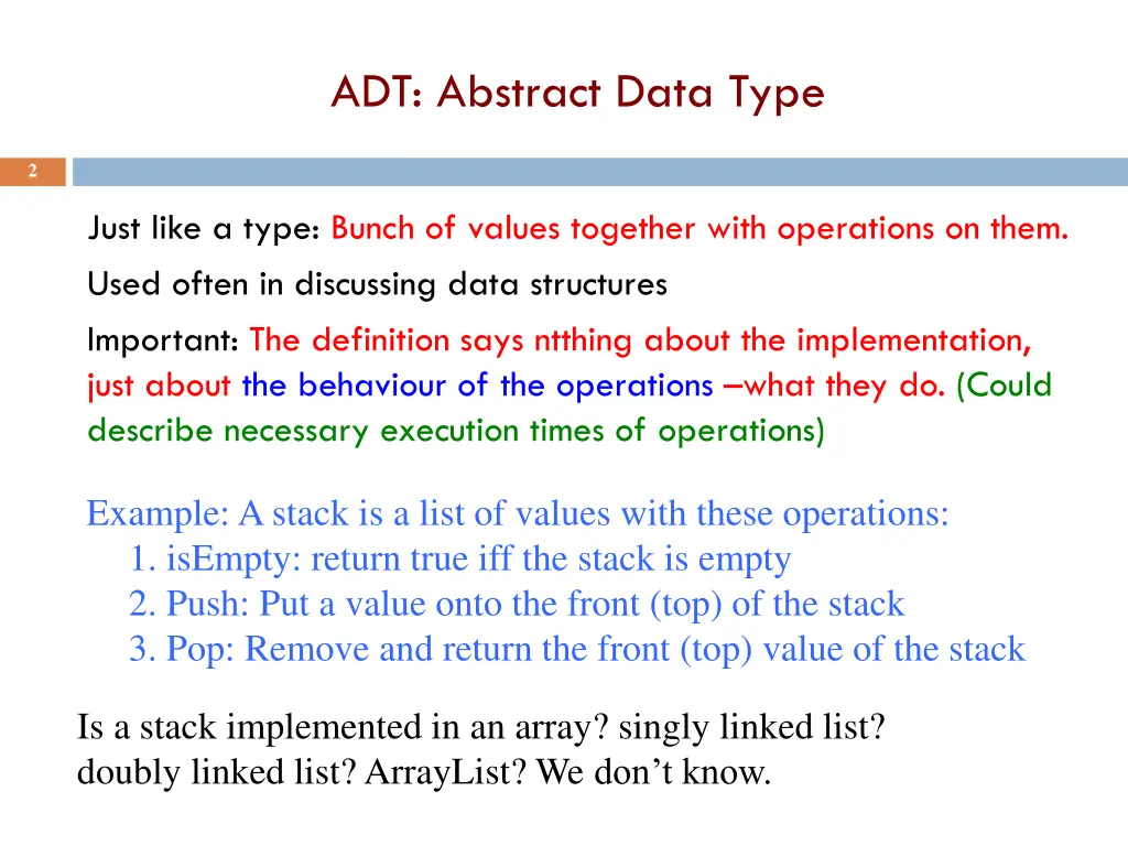 adt abstract data type