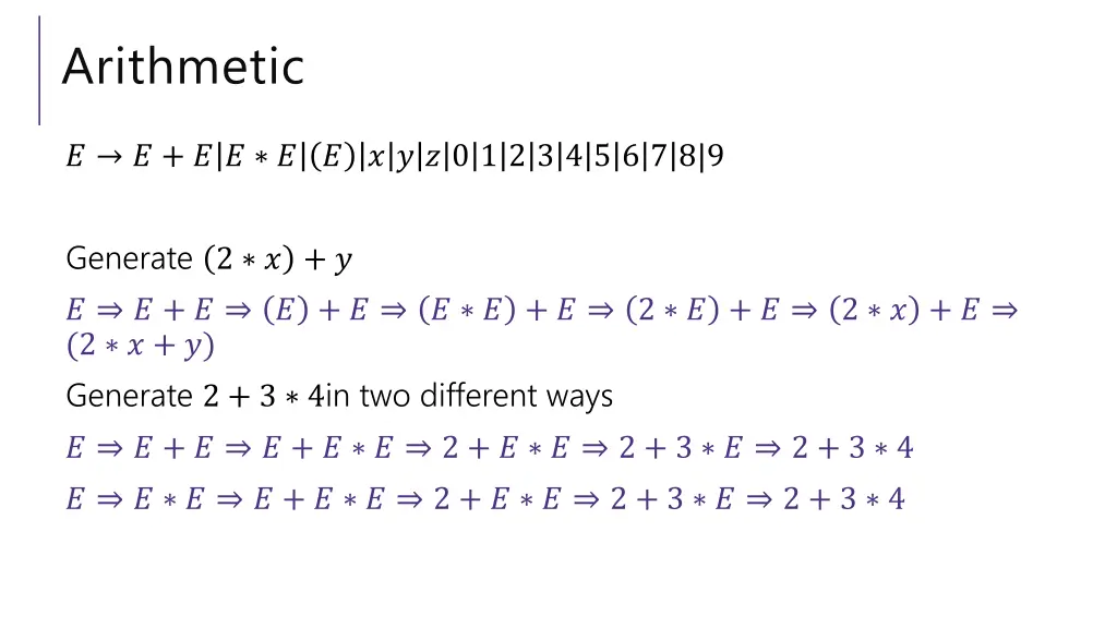 arithmetic 1
