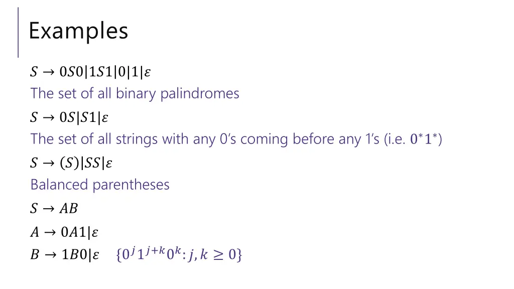 examples 1