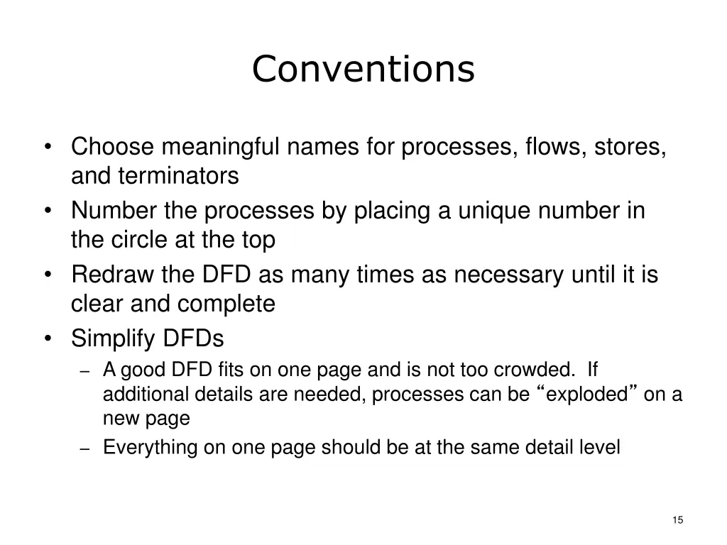 conventions