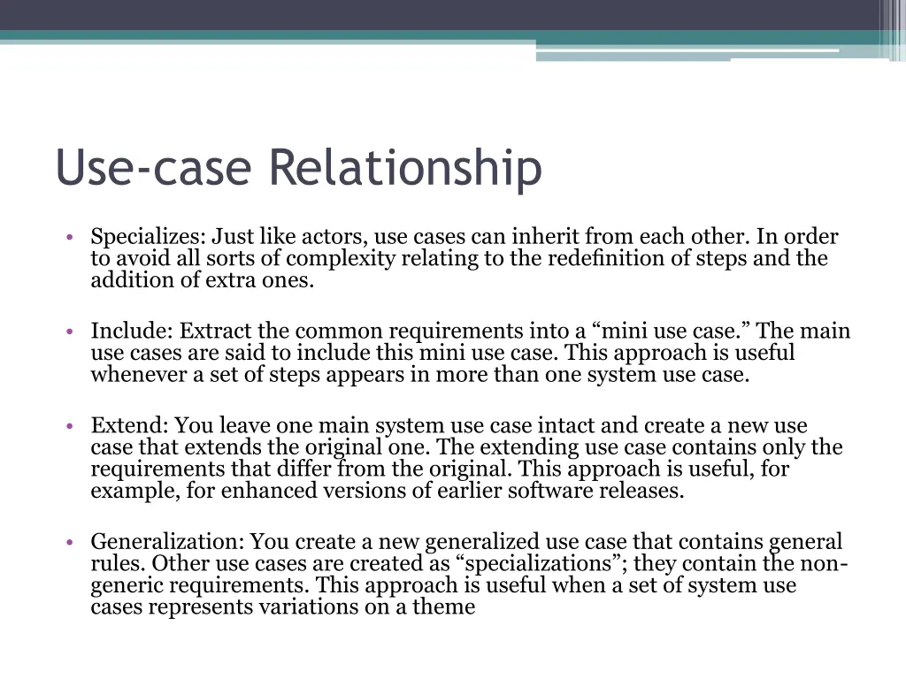 use case relationship