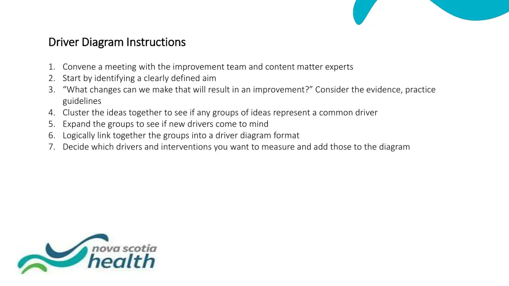 driver diagram instructions driver diagram