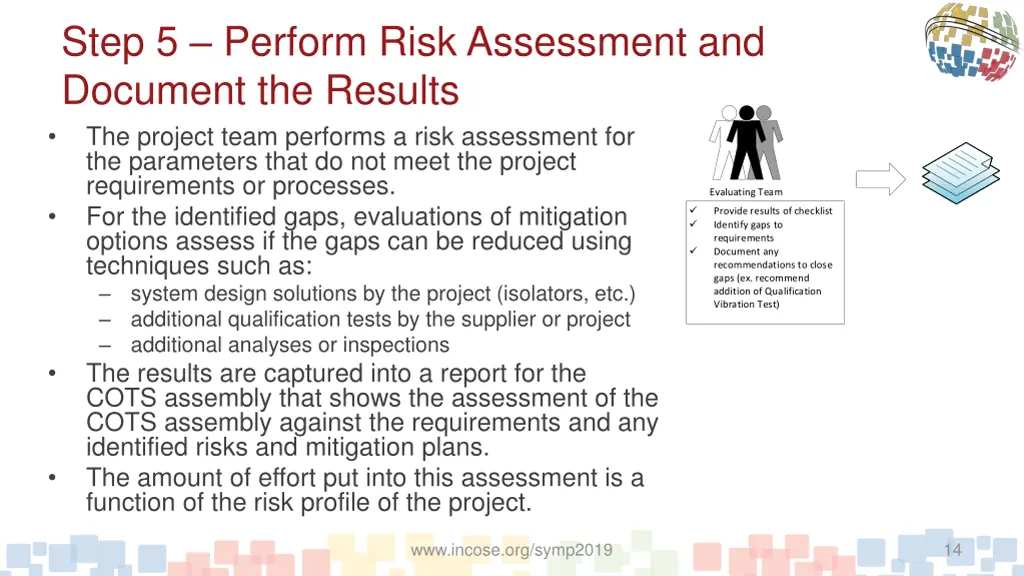 step 5 perform risk assessment and document