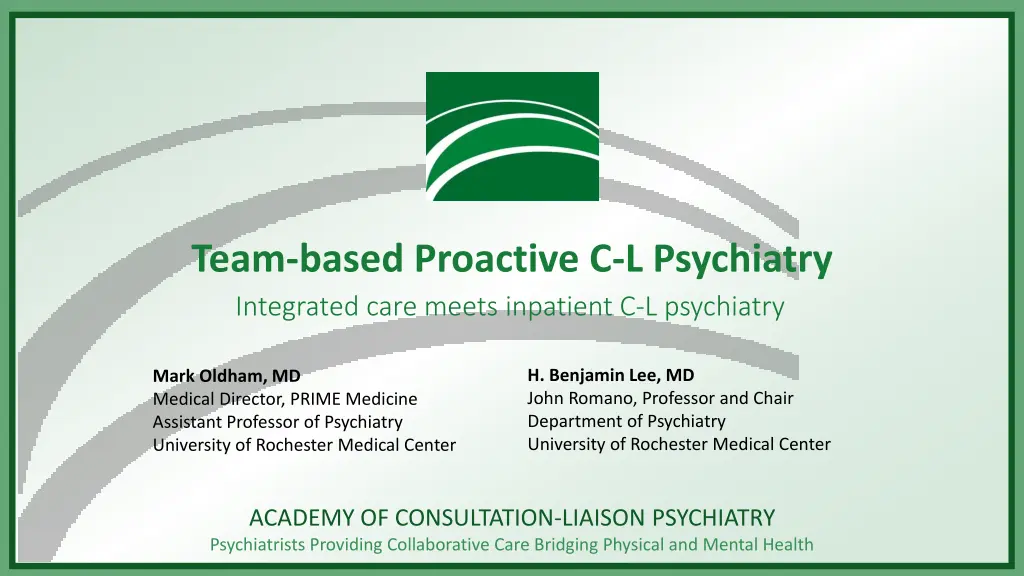 team based proactive c l psychiatry integrated 1
