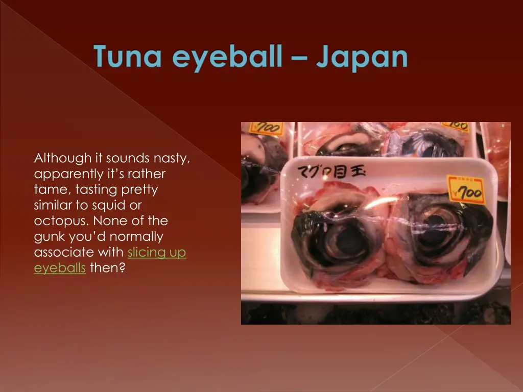tuna eyeball japan