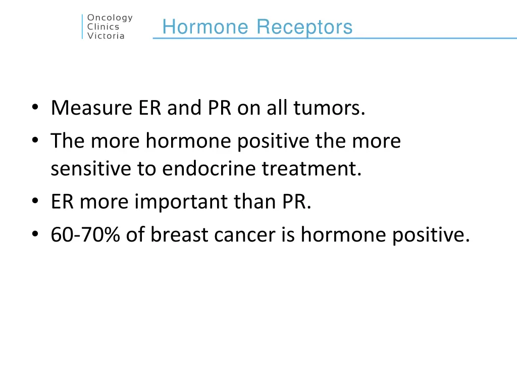 hormone receptors