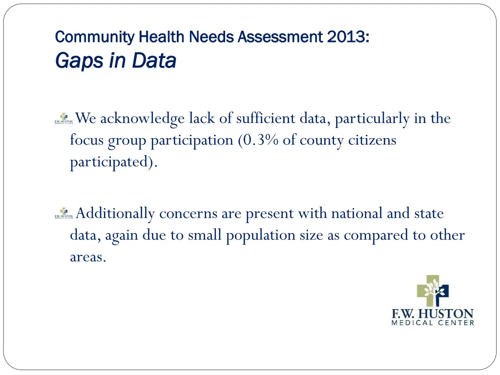 community health needs assessment 2013 community 13