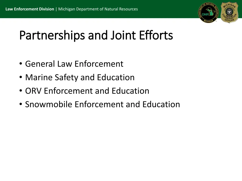 law enforcement division michigan department 1