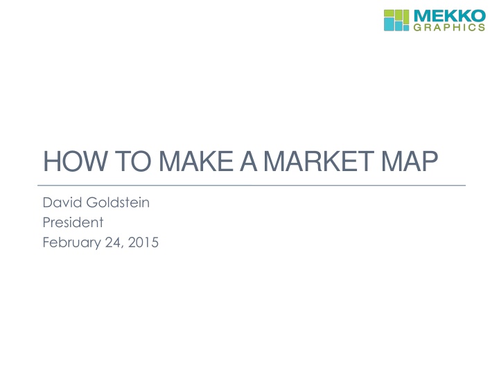 how to make a market map