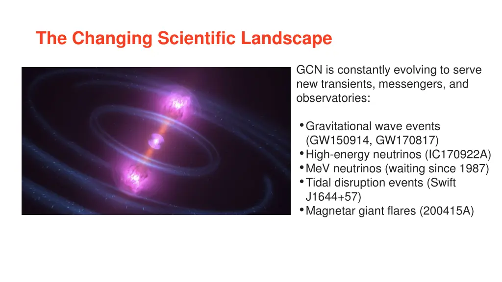 the changing scientific landscape