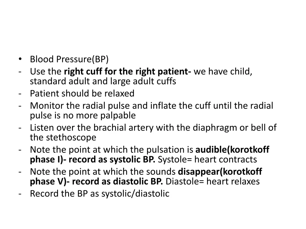 blood pressure bp use the right cuff