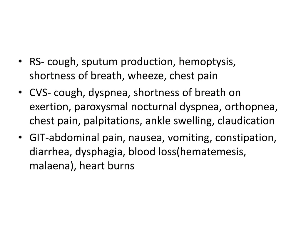rs cough sputum production hemoptysis shortness