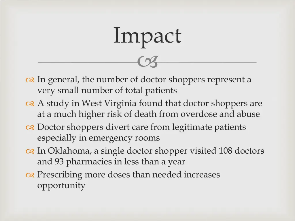impact