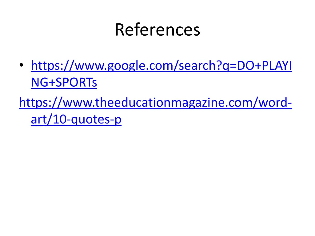 references
