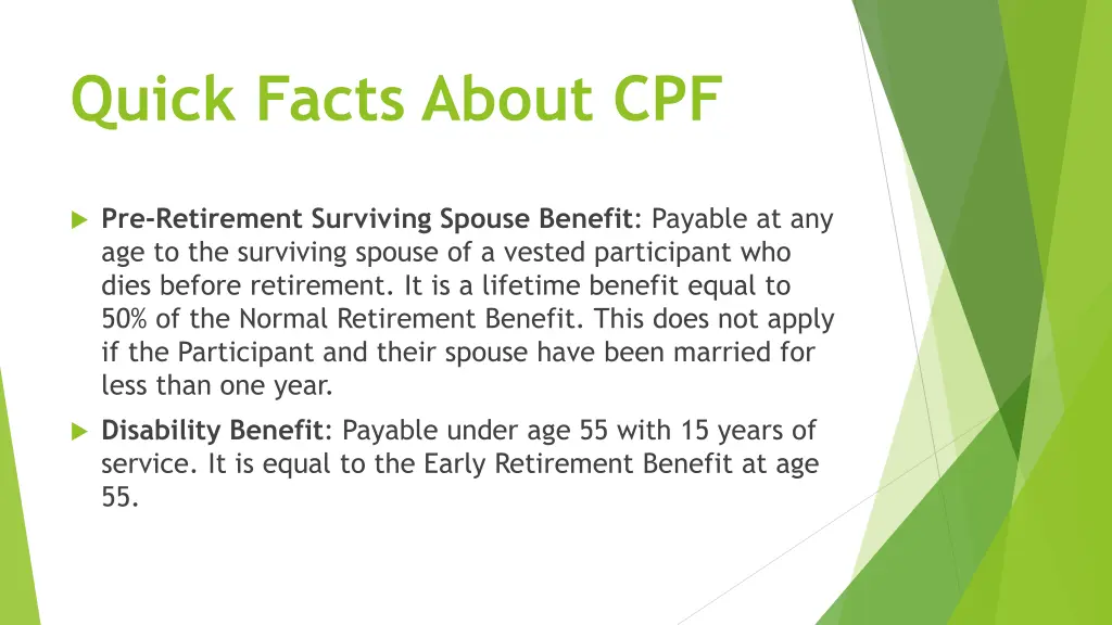 quick facts about cpf 2