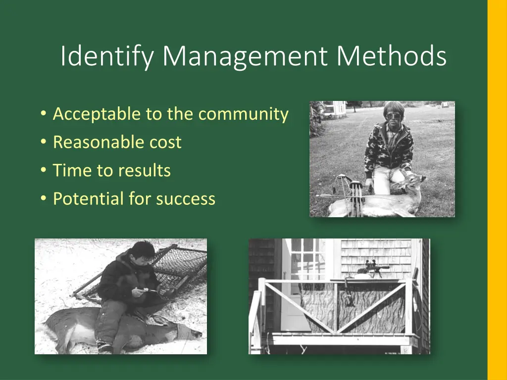 identify management methods