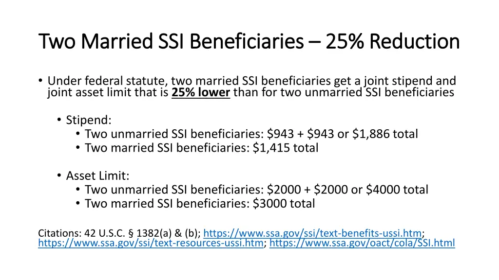 two married ssi beneficiaries two married