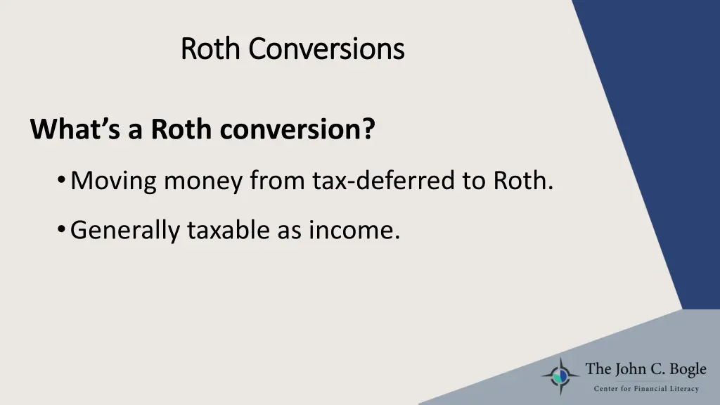 roth conversions roth conversions