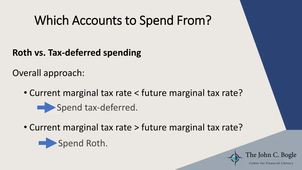 which accounts to spend from which accounts 6