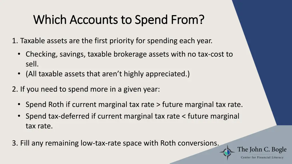 which accounts to spend from which accounts 8