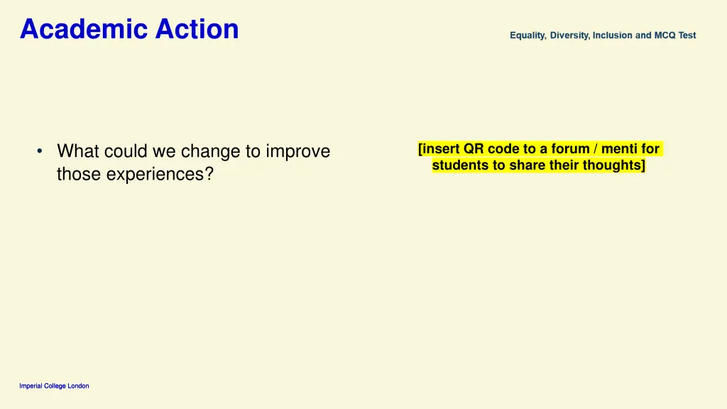 academic action