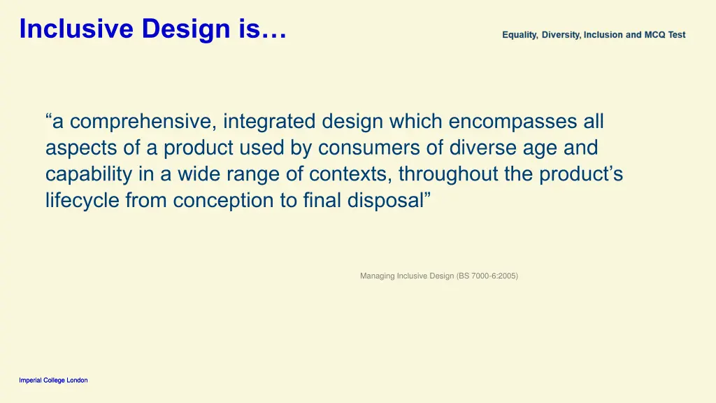 inclusive design is