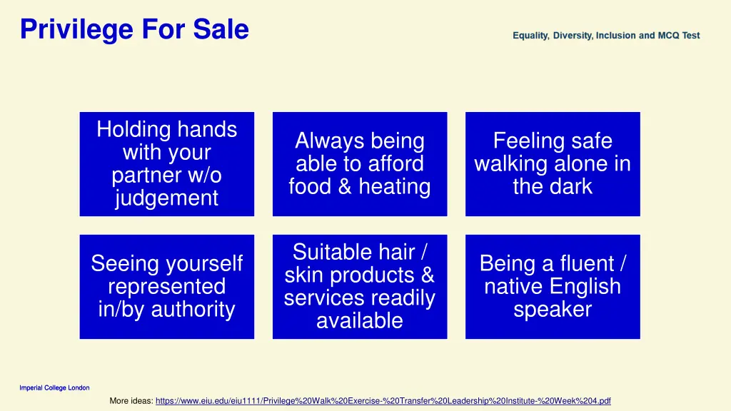 privilege for sale
