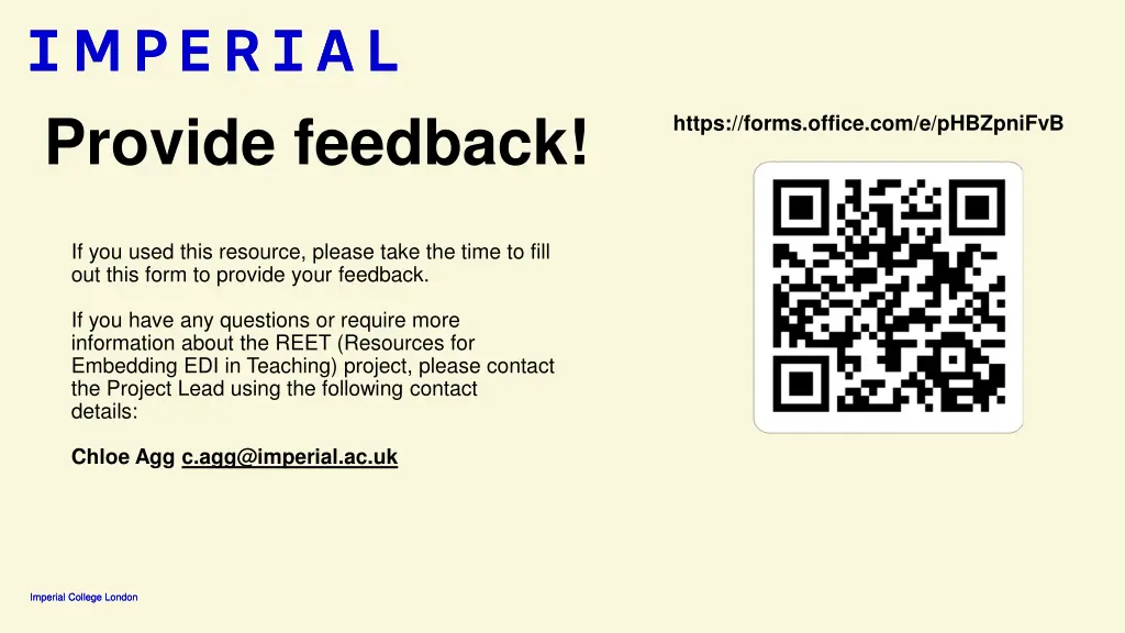 provide feedback