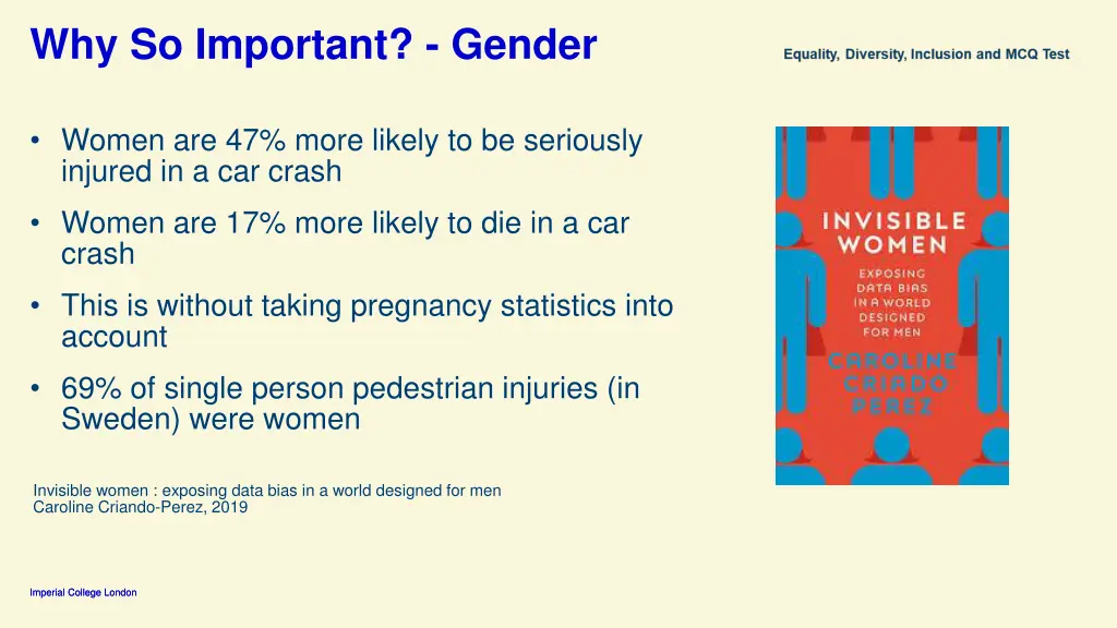 why so important gender