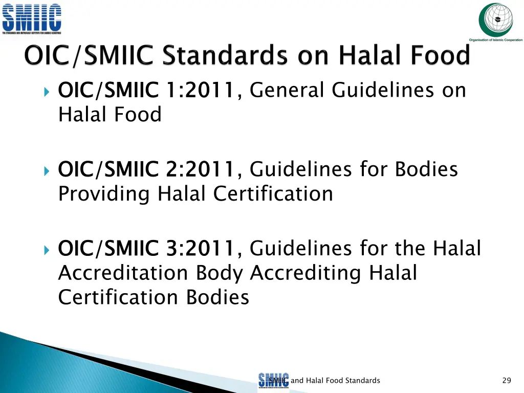 oic smiic 1 2011 halal food