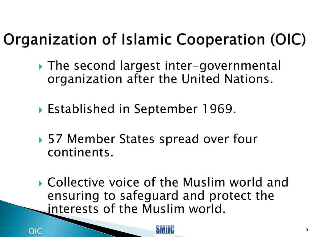 the second largest inter governmental