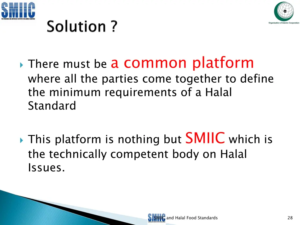 there must be a common platform where