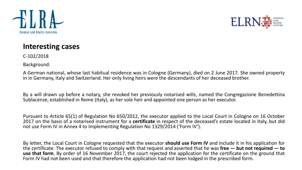 interesting cases 1