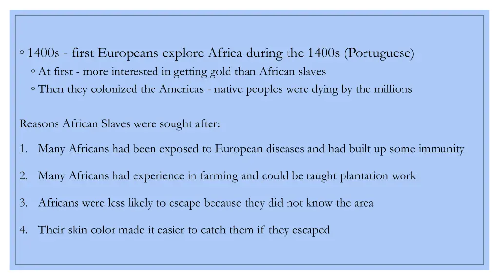 1400s first europeans explore africa during
