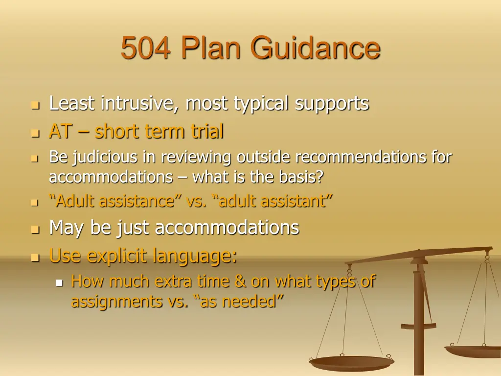 504 plan guidance