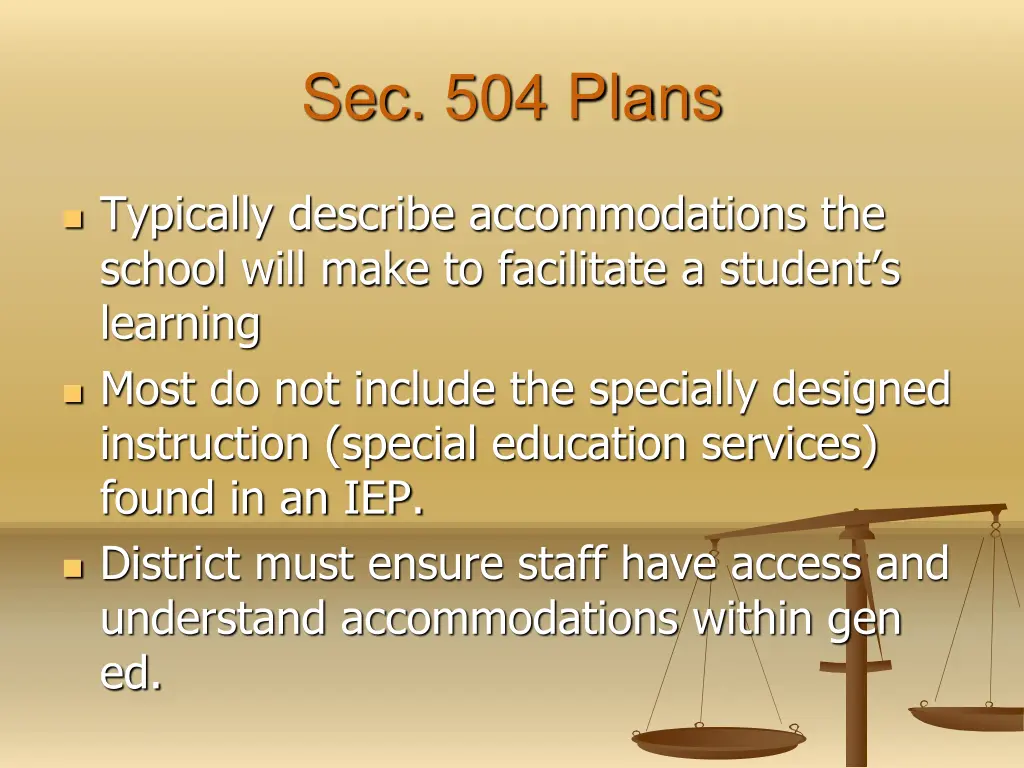 sec 504 plans