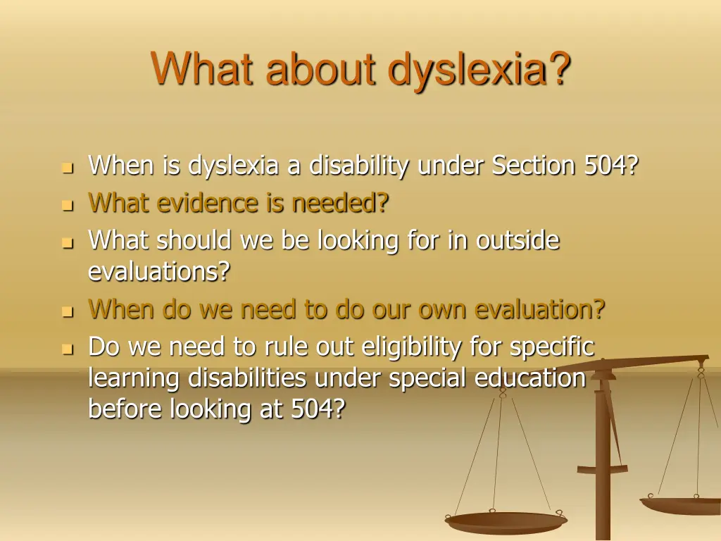what about dyslexia