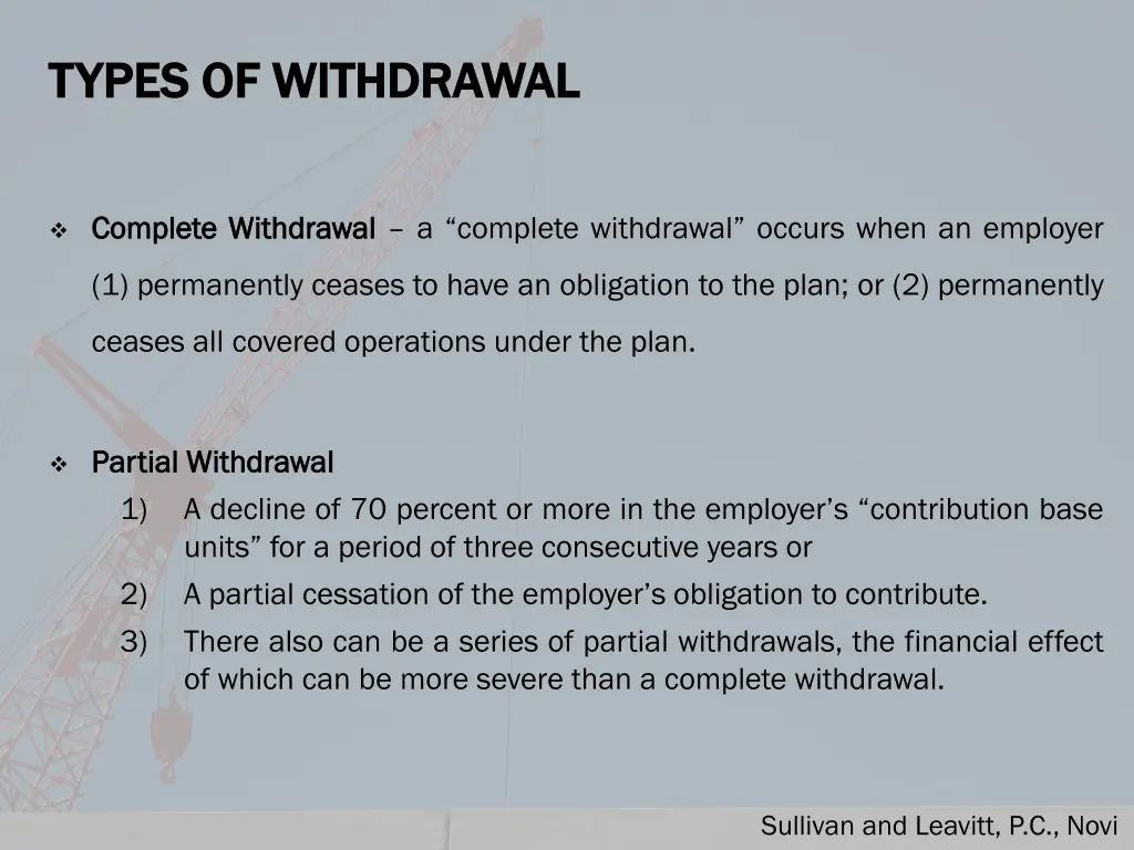 types of withdrawal types of withdrawal