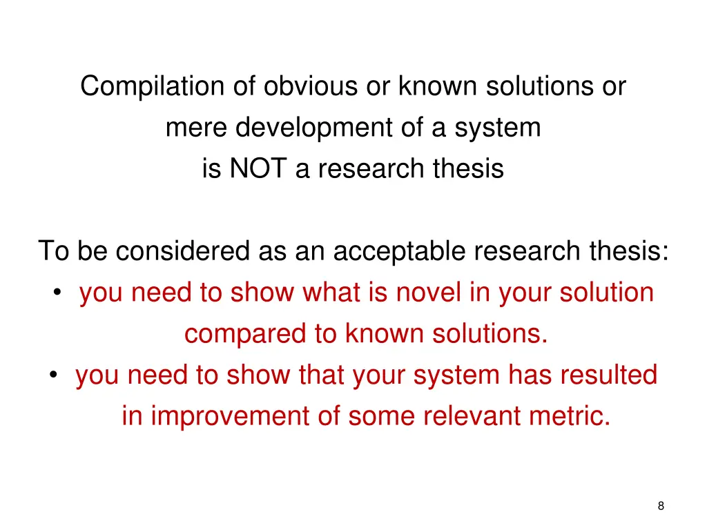 compilation of obvious or known solutions or mere